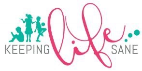 teal and pink keeping life sane logo